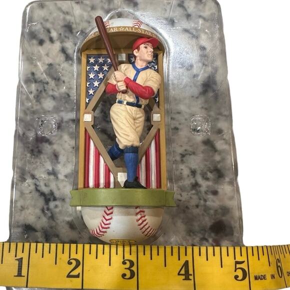 Vintage Heirloom Collection Baseball Ornament in Box Plays Take Me Out Ballgame - Picture 9 of 16